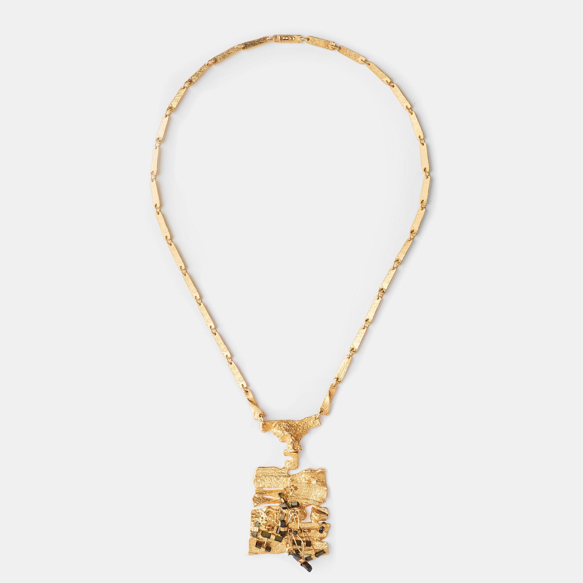 Björn Weckström, A Björn Weckström 18K gold necklace 'Flowering wall', Lapponia, Finland 1976.