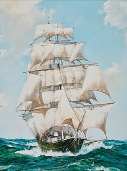 Barry Mason (1947-), "Thermopylae" and "Cutty Sark" racing.