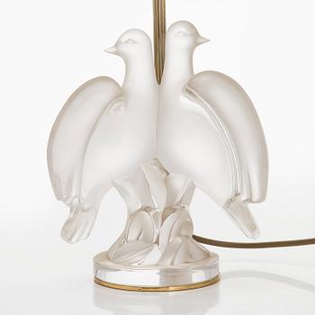 Lalique, an 'Ariane' table lamp, France, 20th century.