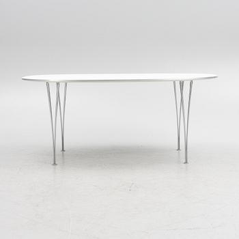 Bruno Mathsson & Piet Hein, a "Superellips" diing table, Fritz Hansen, Denmark, 2021.