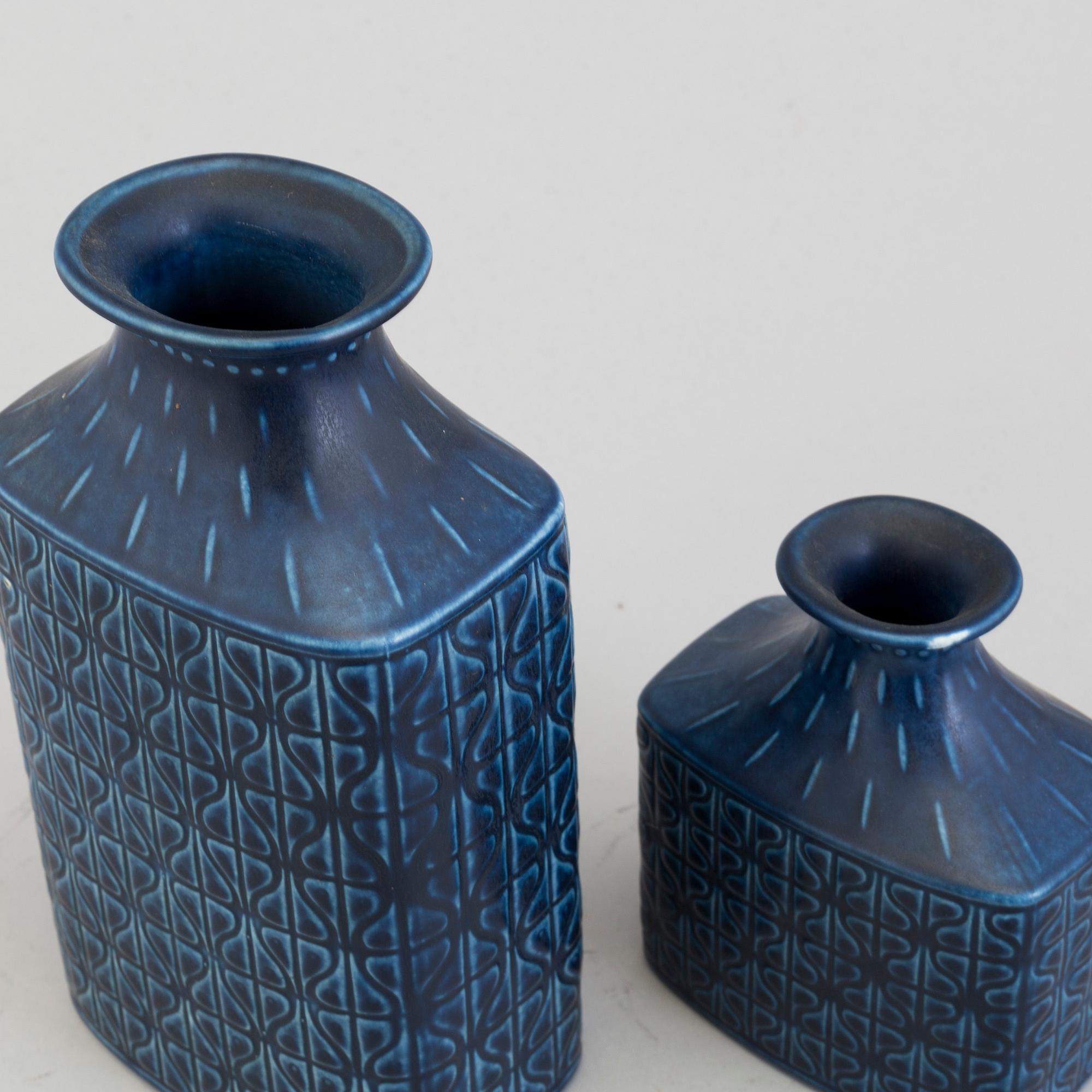 Two stoneware vases 