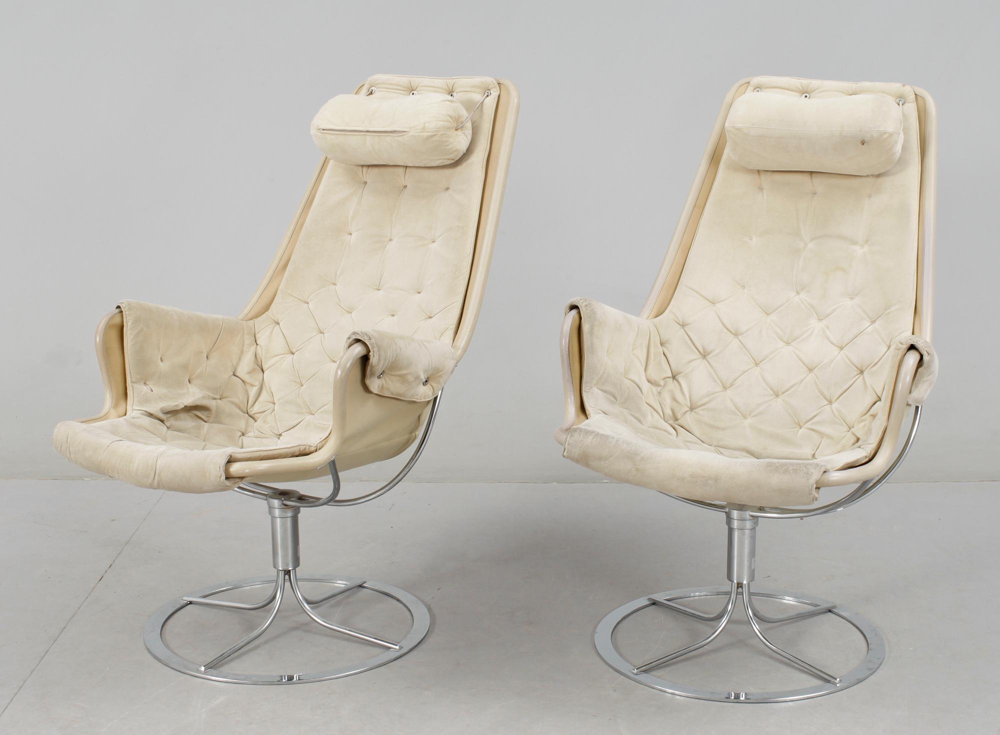 FÅTÖLJER, ett par, Jetson, Bruno Mathson, Dux.