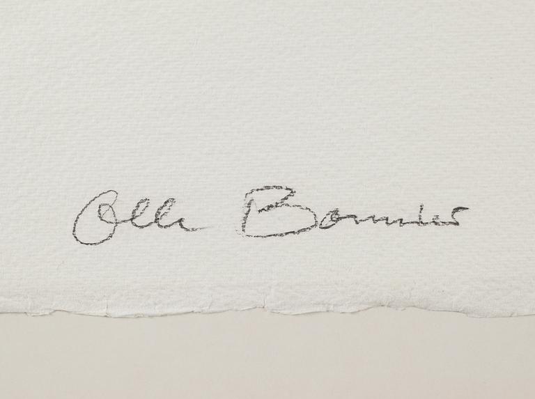 OLLE BONNIÉR, färglitografi, signerad och numrerad 154/180.