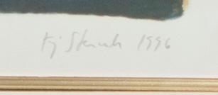 KAJ STENVALL, litografi, numrerad 138/150, signerad och daterad 1996.