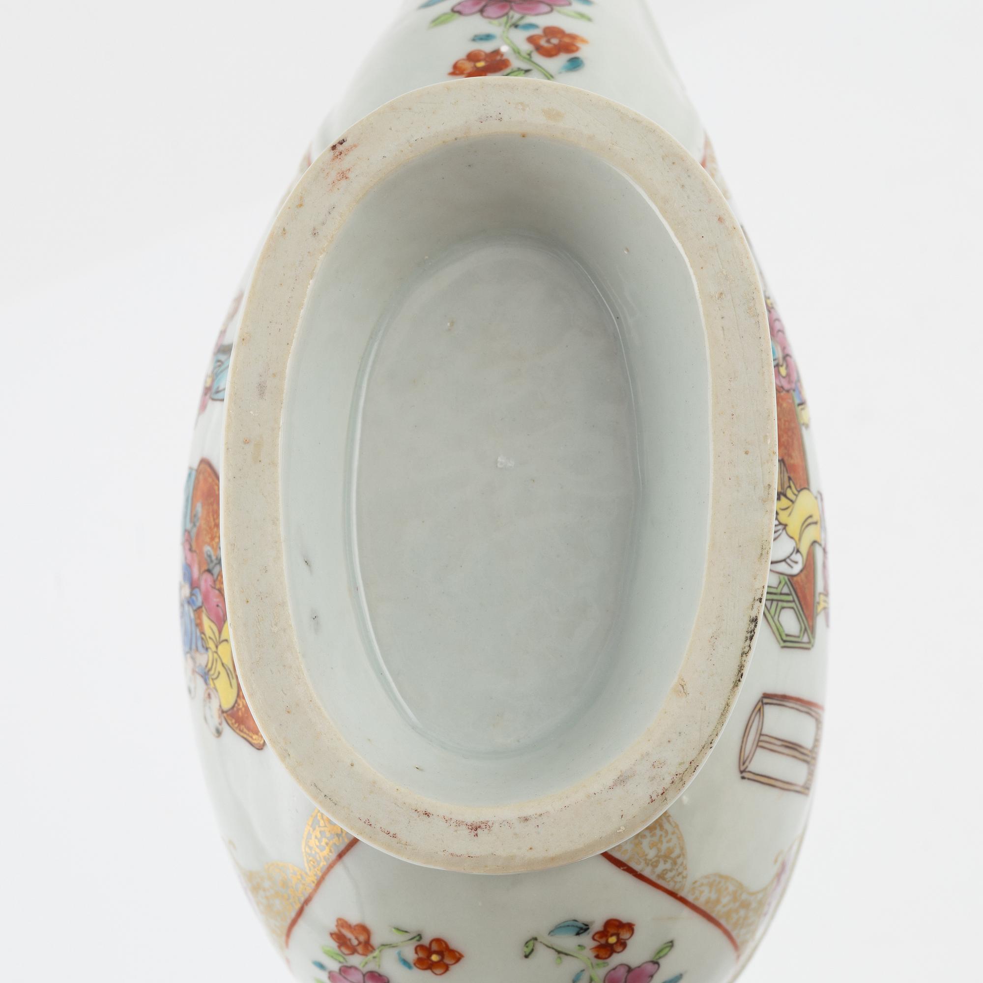 Såssnipa, porslin. Qingdynastin, 1700-tal.