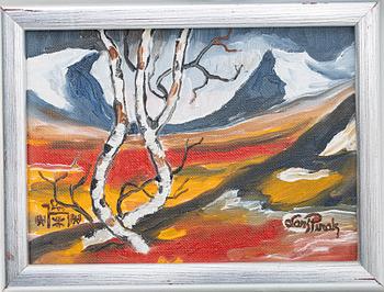 Lars Pirak, Mountain landscape.