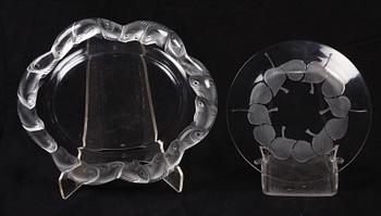 FAT, 2 st, glas. Lalique, Frankrike.