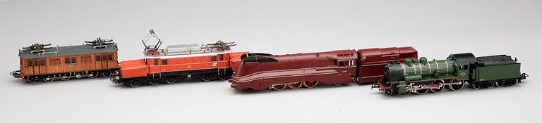 PARTI LOK, Märklin H0, 3170, 3159, 3086 och 3089, 1900-talets andra hälft.