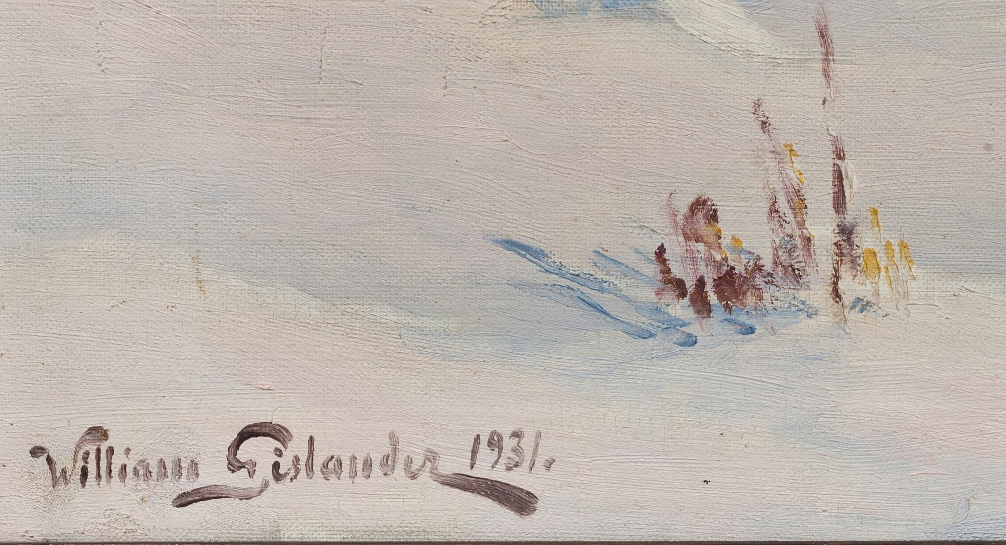 WILLIAM GISLANDER, olja på duk, signerad och daterad 1931.