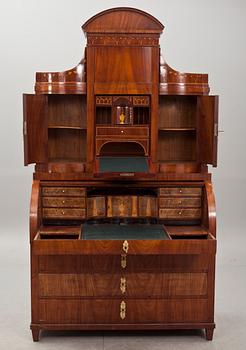 RULLKLAFFSEKRETÄR, empire. Danmark, 1800-talets första hälft.