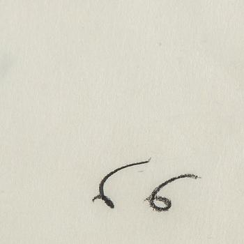 PETER DAHL, ink on paper, signed.