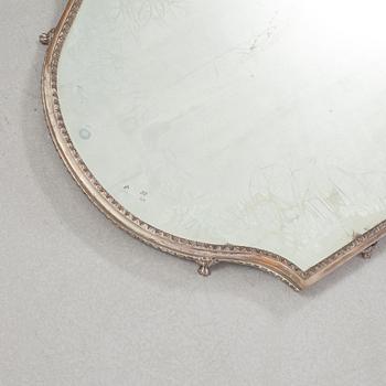 An 800 silver table mirror from Austria, first half of the 20th century.