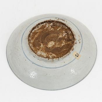 Fat, porslin. Mingdynastin, Swatow.