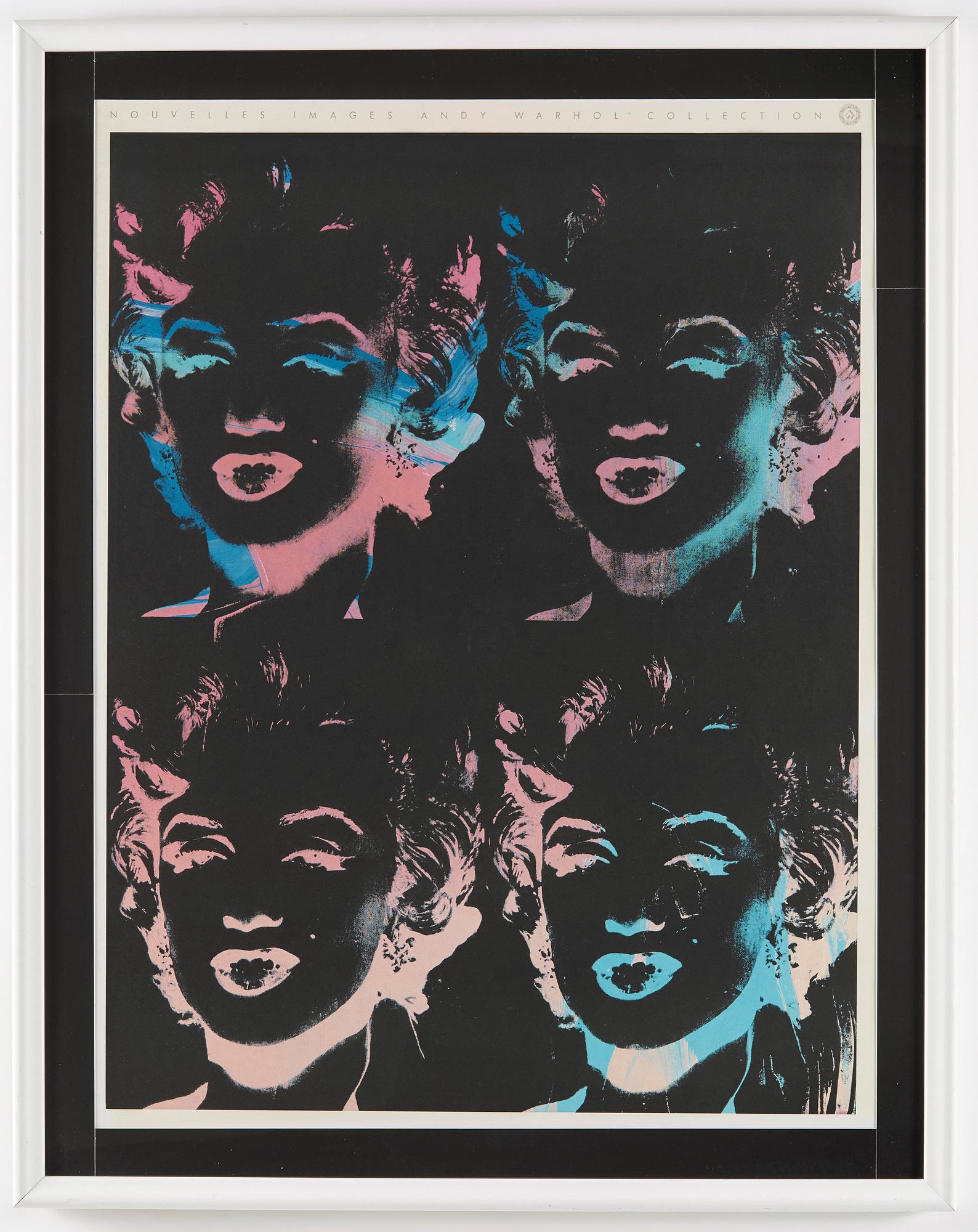 Offset in colours, after Andy Warhol, published by Nouvelles Images, Lombreuil, first edition, 1989.