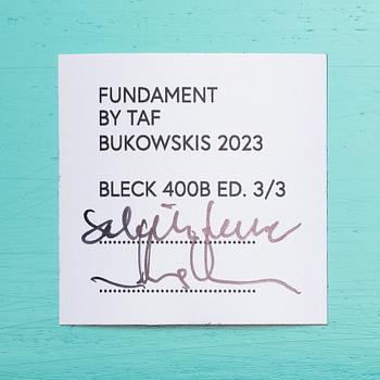TAF, Gabriella Lenke & Mattias Ståhlbom, "Bleck 400B", table, ed. 3/3.
