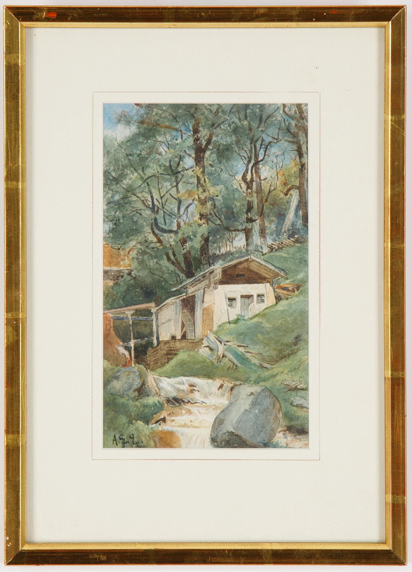Anna Gardell-Ericson, watercolour, signed.