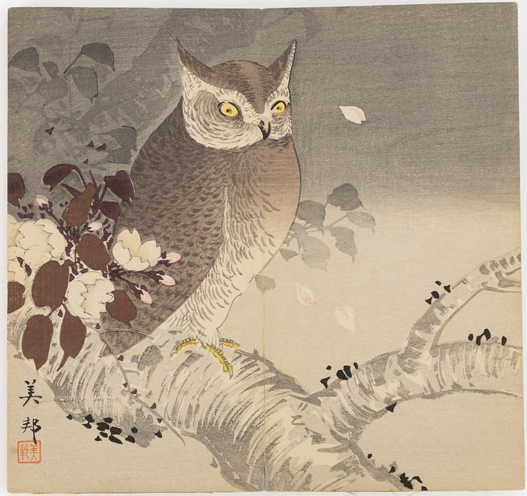 Bihō Takahashi (aktive around 1890-1930), album with 12 woodblock prints, publisher Heikichi Matsuki.
