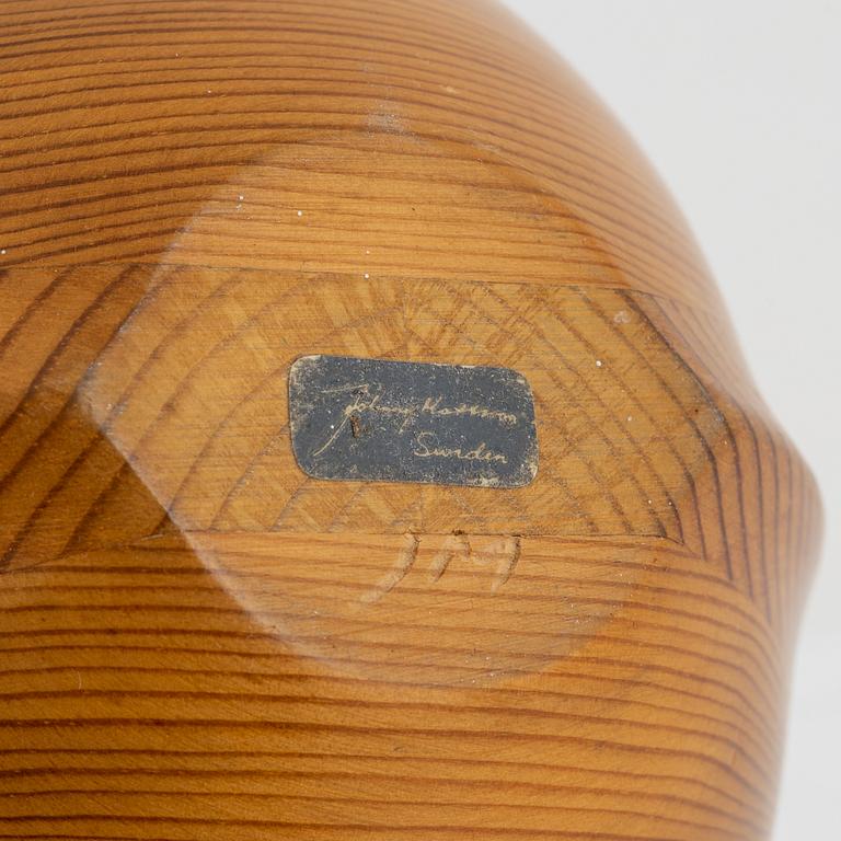 Johnny Mattsson, Snibbskål och bricka, signerade.