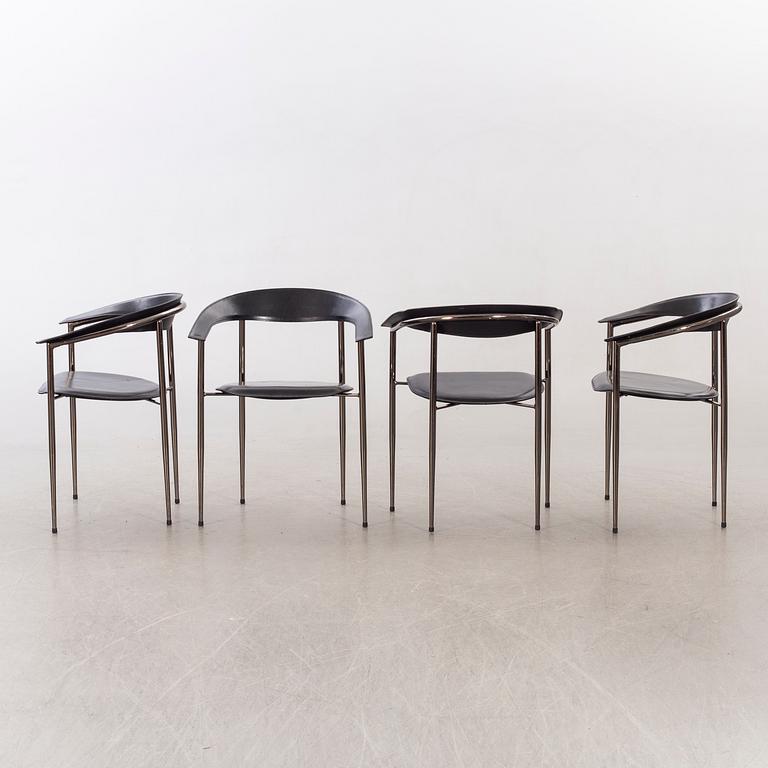 KARMSTOLAR, 4 st, "Ursula", Arrben Italien sent 1900-talets senare del.