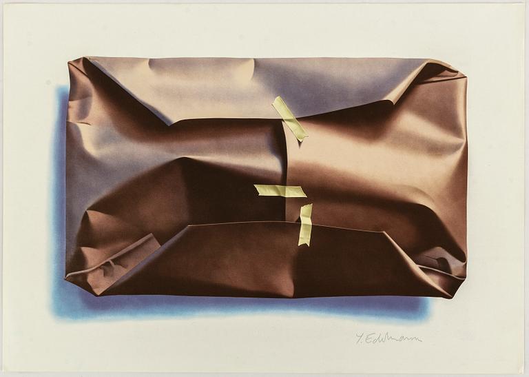 YRJÖ EDELMANN, lithograph in colours, stamped signature.
