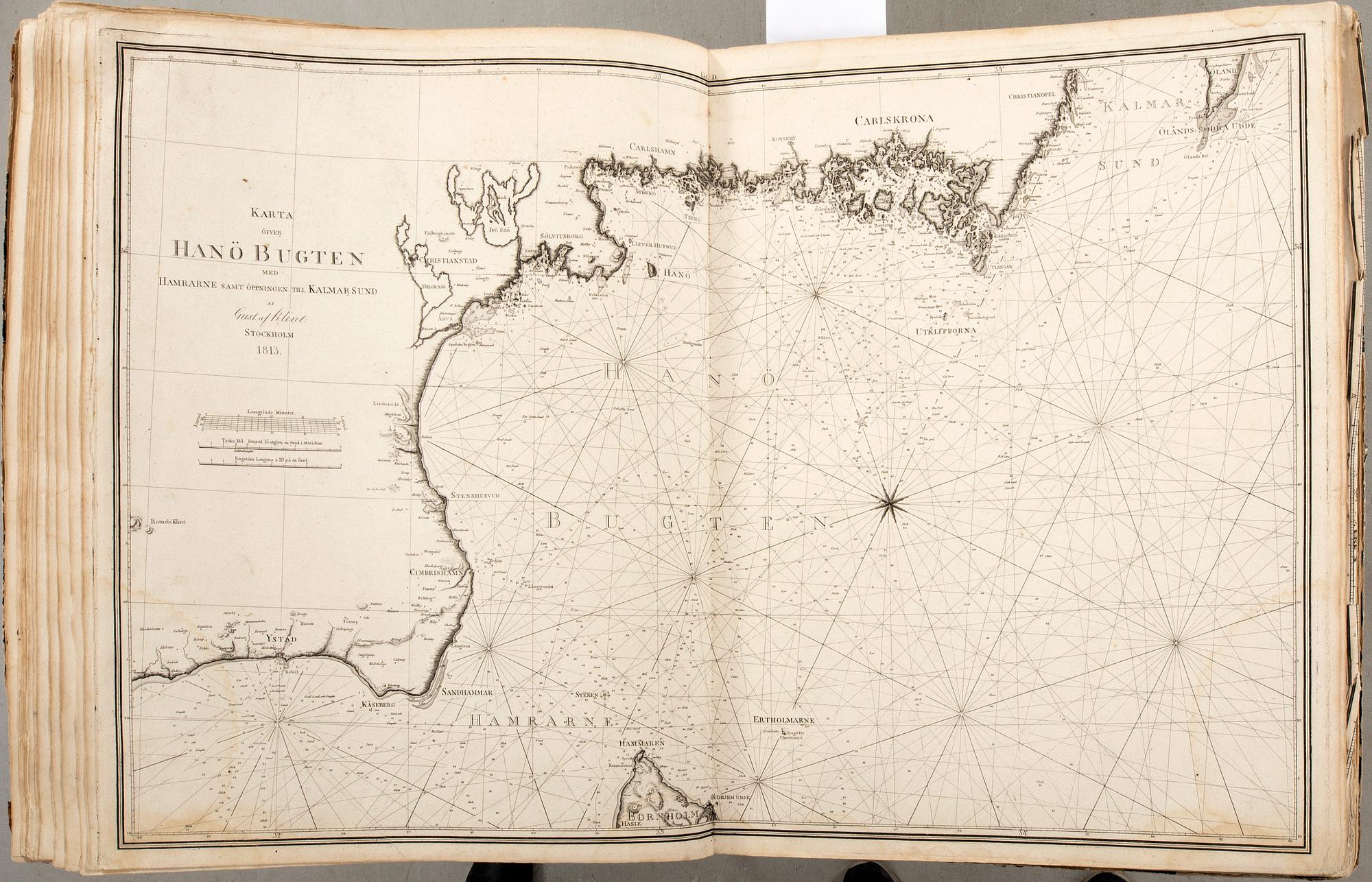 Gustaf af Klint, book, "Sweden's Maritime Atlas", 1797-1815.