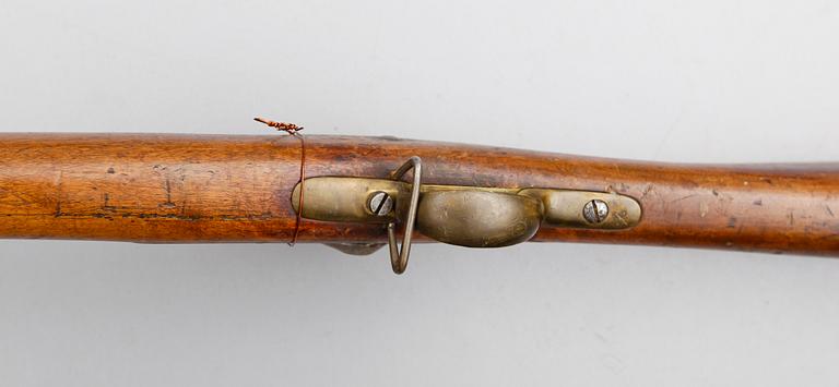 GEVÄR, 2 st, slaglås, 1800-tal.