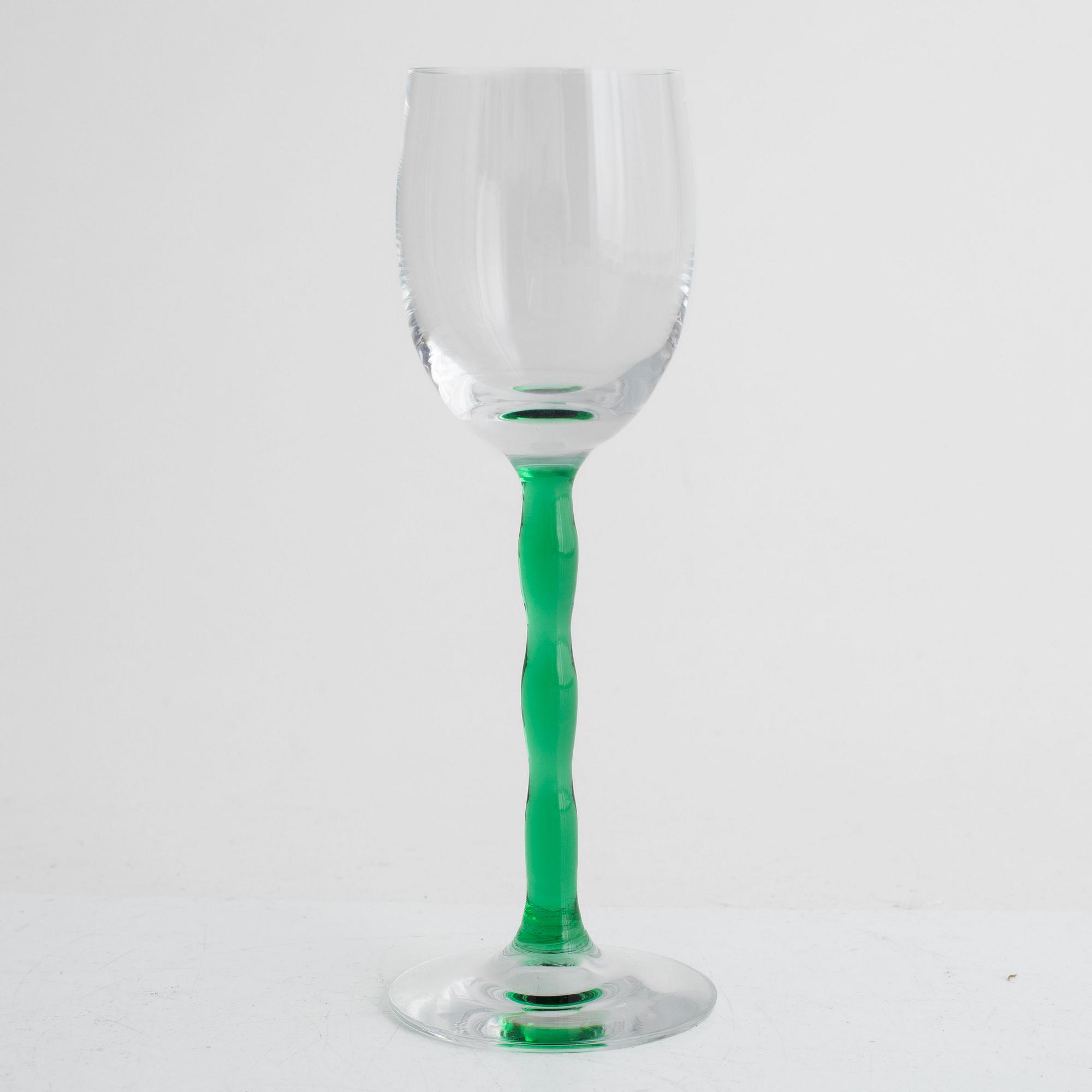 Gunnar Cyrén, glasservis, 26 delar, "Nobel", Orrefors.