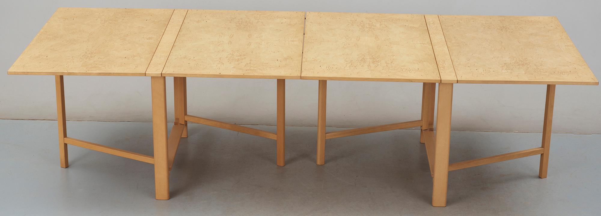 SLAGBORD, "Maria Flap", design Bruno Mathson för Dux, brännmärkt.