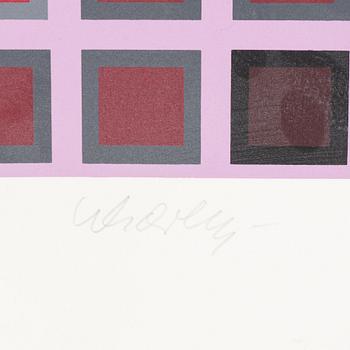 VICTOR VASARELY, silk screen, signed 173/250.