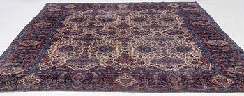 An oriental carpet, approx. 411 x 326 cm.