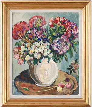 Albin Amelin, "Flowers (in a white jug)".