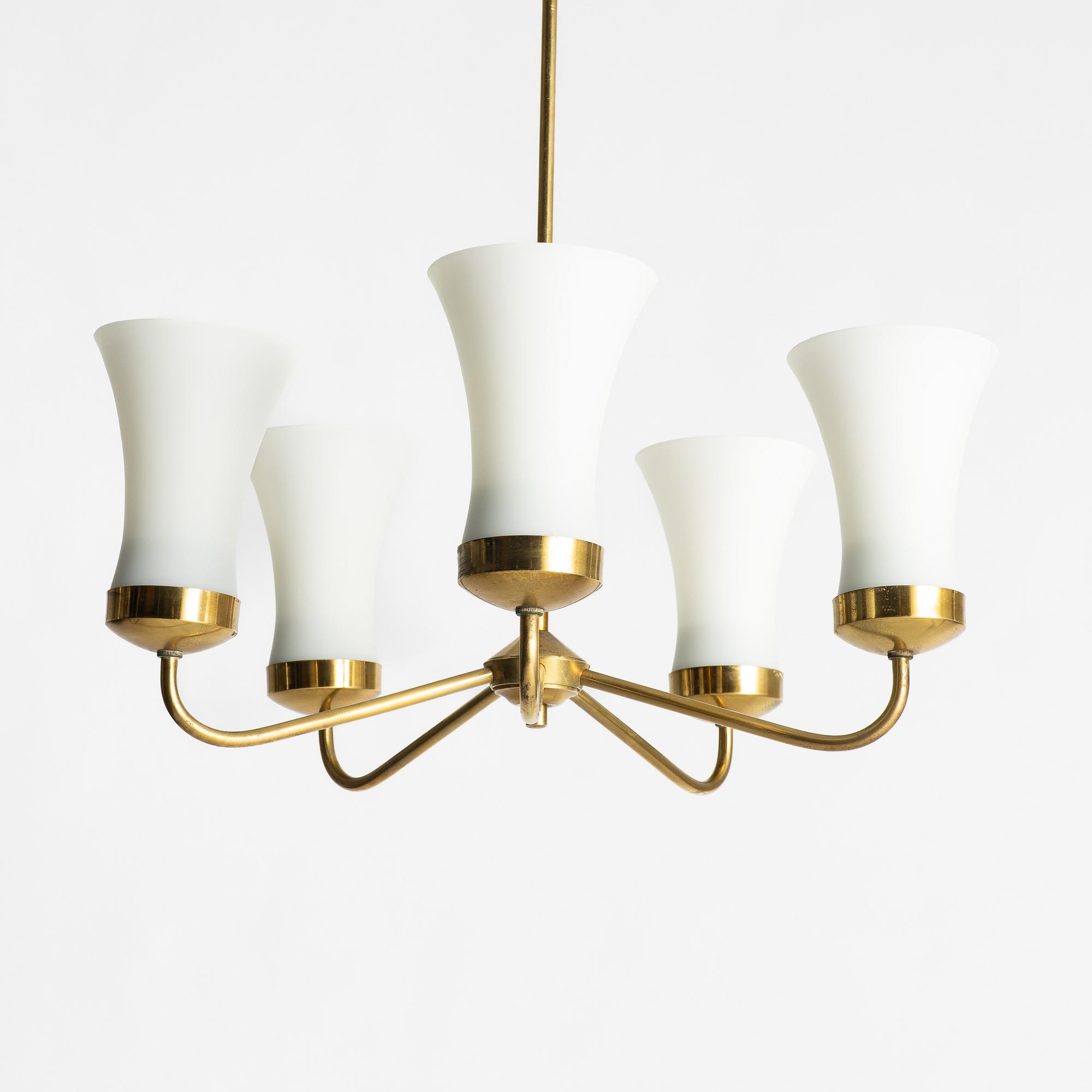 a ceiling lamp, 1950s.