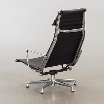 CHARLES AND RAY EAMES, An "EA-124, Aluminium Group", Herman Miller lounge chair. USA.