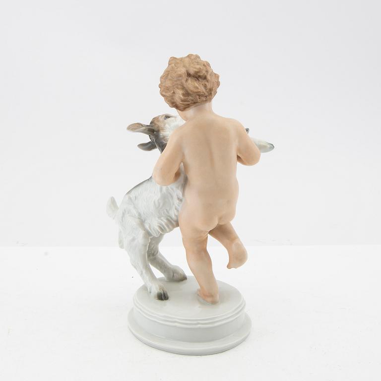 MH Fritz/ G Oppel figurines 5 pcs Rosenthal Germany mid-20th century porcelain.