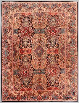 A Kashmar rug, 385 x 290 cm.