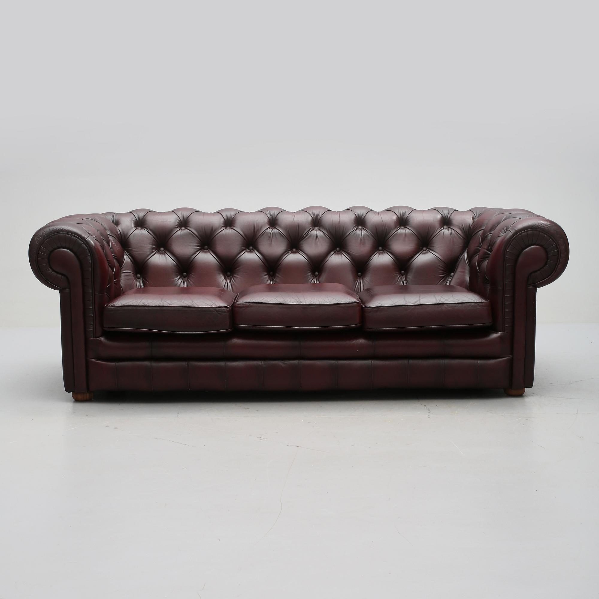 SOFFA, Chesterfieldmodell, 1900-talets andra hälft.