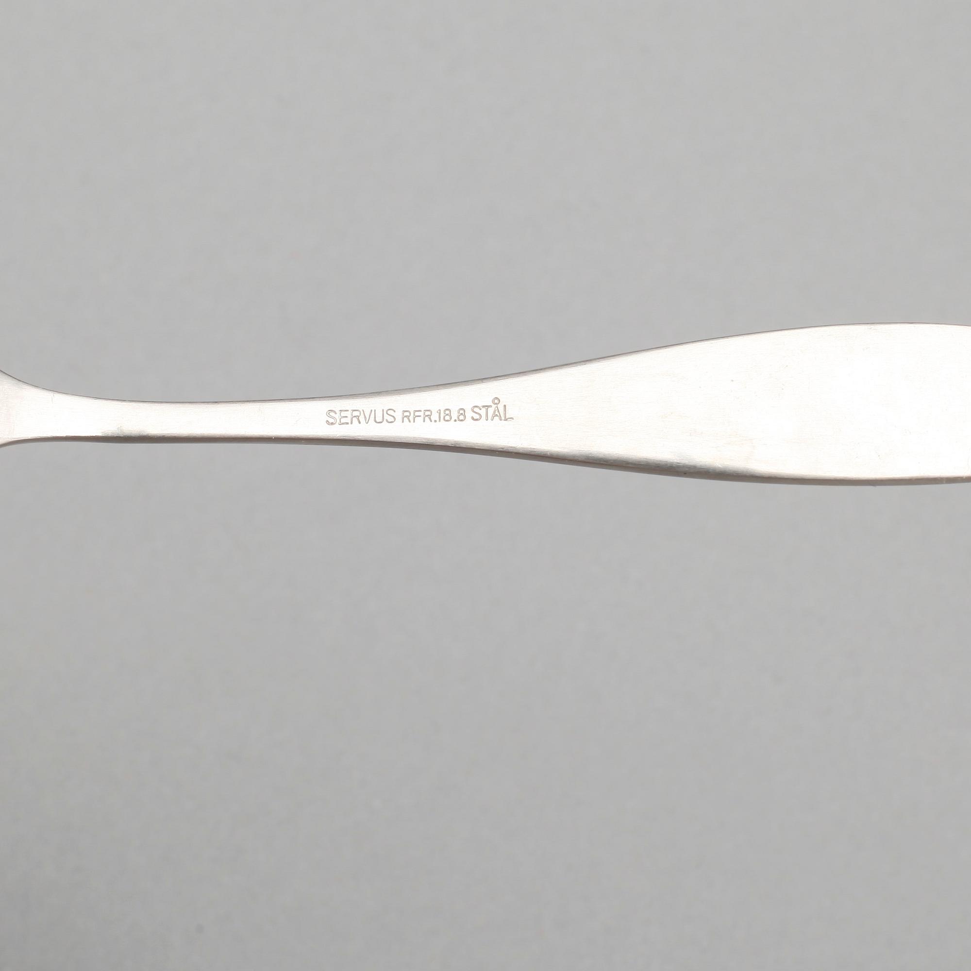 BESTICK, 137 delar, rostfritt stål, "Servus", Sigurd Persson, formgiven 1954.