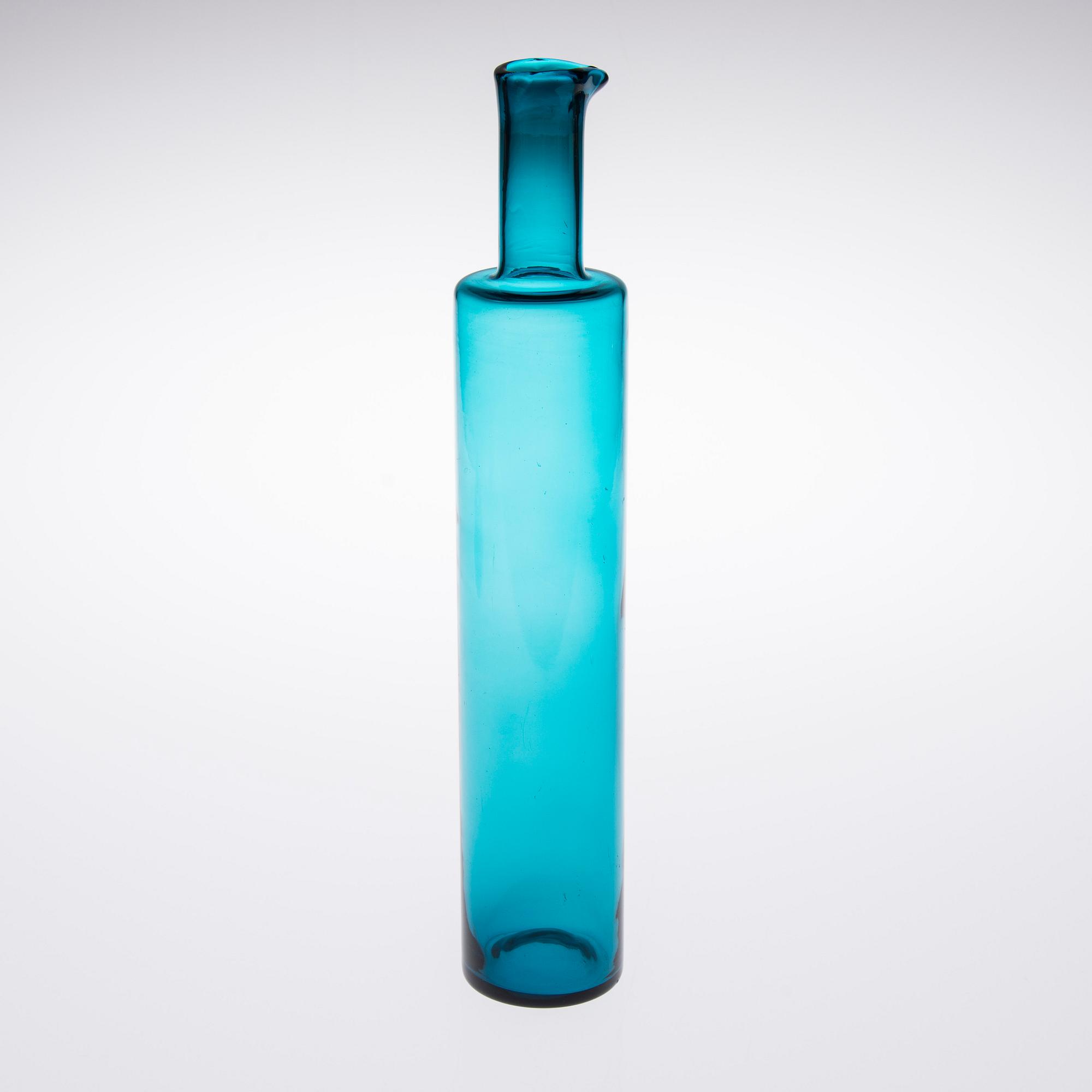 FLASKA, glas, signerad Nanny Still, Riihimäen Lasi Oy.