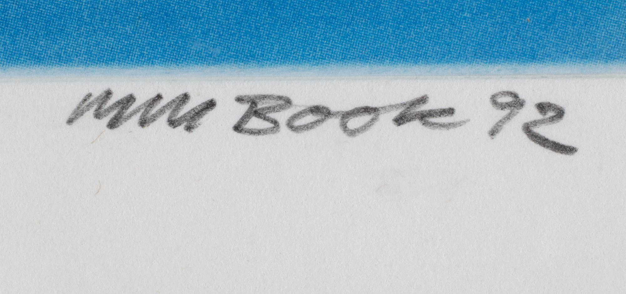 MAX BOOK, färglitografi. Sign och dat -92. Numr EA III/IV.
