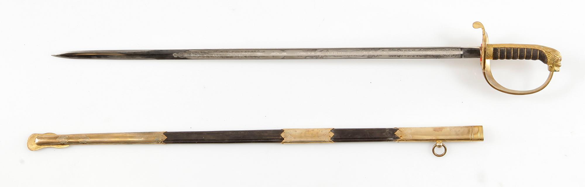 SABEL, m/1878, för officer vid flottan.