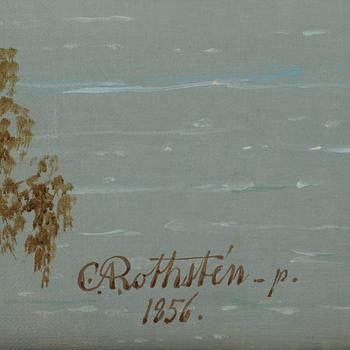 Carl Abraham Rothstén, View of Stockholm, seen from Danviksklippan.