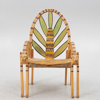 Gérard Rigot, An armchair, signed.