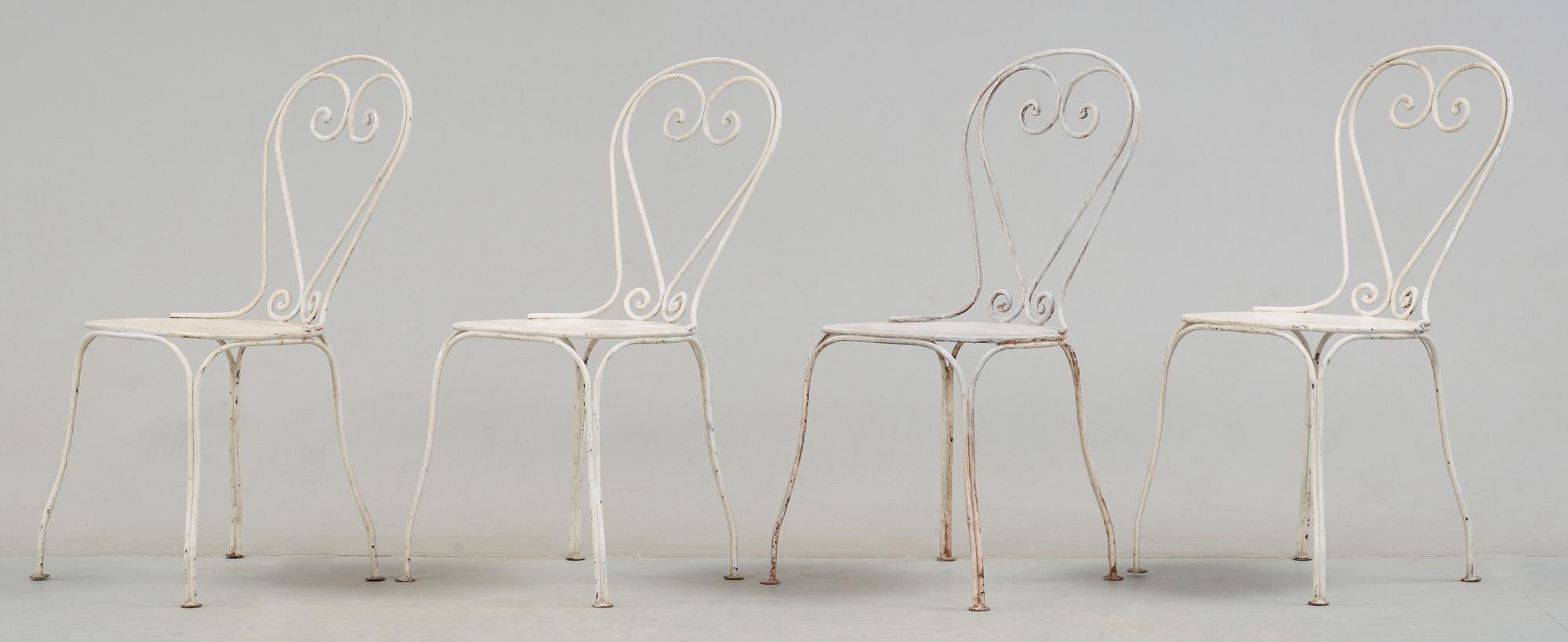 CAFÈSTOLAR, 4 st, 1900-tal.