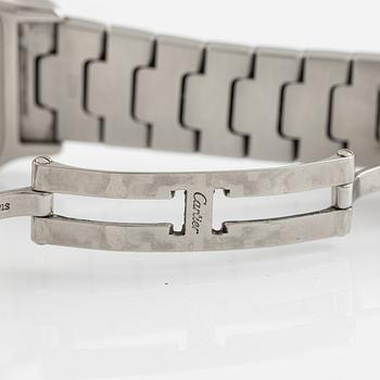 Cartier, Santos Galbée, wristwatch, 29 x 29 (41) mm.