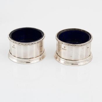 William Neale & Son Ltd, kryddset, 7 delar, silver, Birmingham, England, 1931.