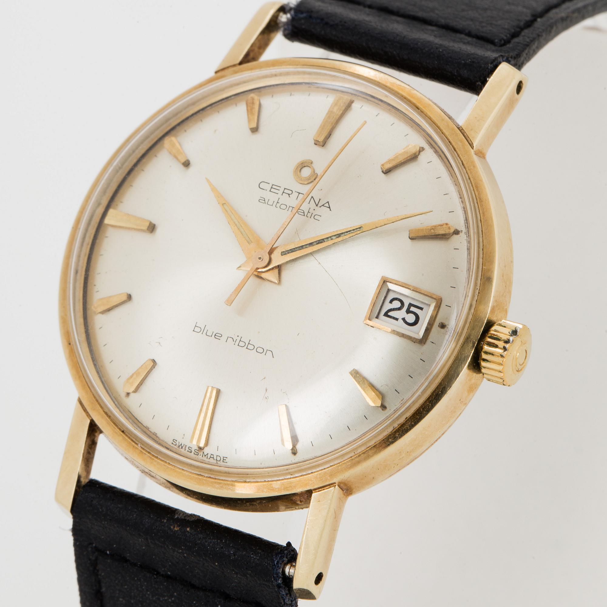 CERTINA, Blue Ribbon, armbandsur, 34 mm.