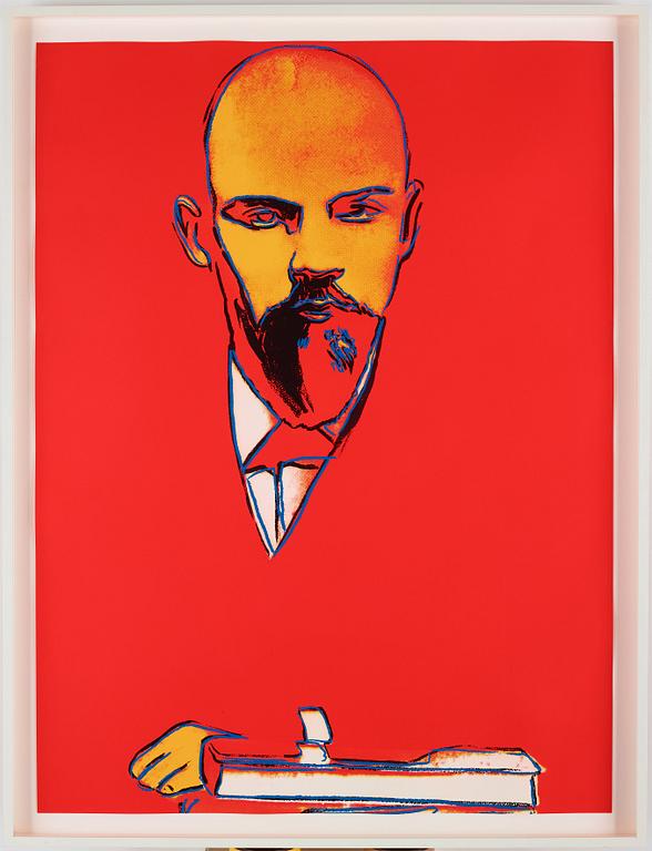 Andy Warhol, "Red Lenin".