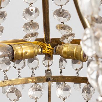 Ljuskrona/takkrona, empirestil, 1900-tal.