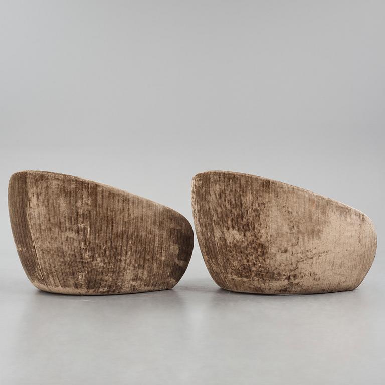 Roberto Lazzeroni, a pair of "Hudson" easy chairs, Ipe Cavalli, Italy, post 1996.