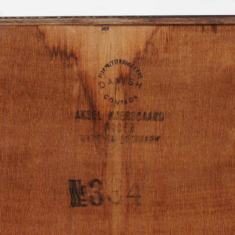 AKSEL KJERSGAARD, hallmöbel och spegel, Odder, Danmark, 1950-/60-tal.